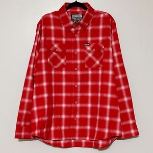 Dixxon Flannel Company Third Street flannel shirt in red plaid Size X-large